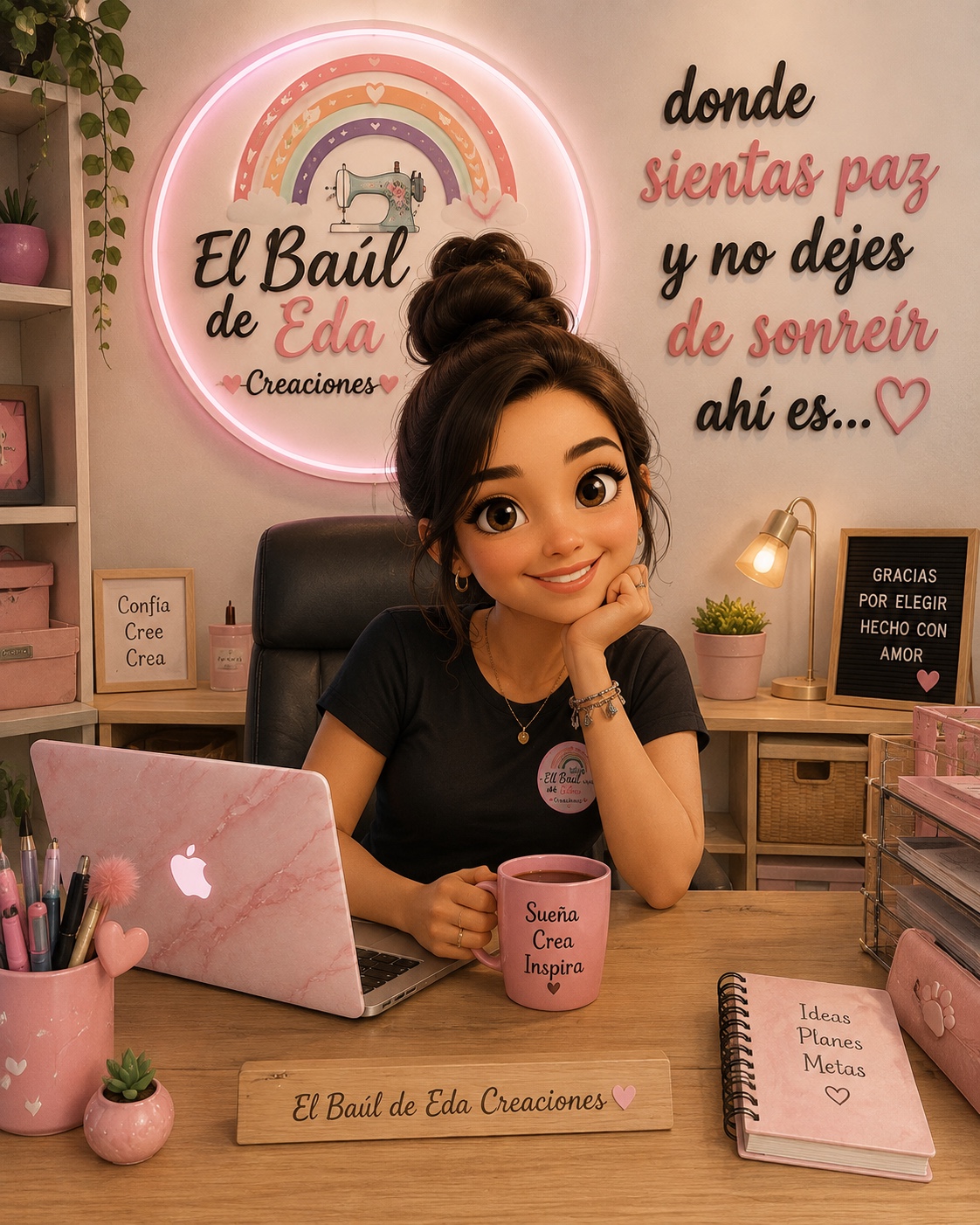 Imagen decorativa de El Baúl de Eda Creaciones en su espacio creativo